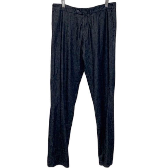 Kuhlman NWT Dark Wash Trouser Style Cotton Jeans Size 38 x 39 - Picture 2 of 11